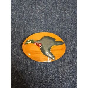 Handmade Wood Duck Wooden Belt Buckle - Resin Sealed